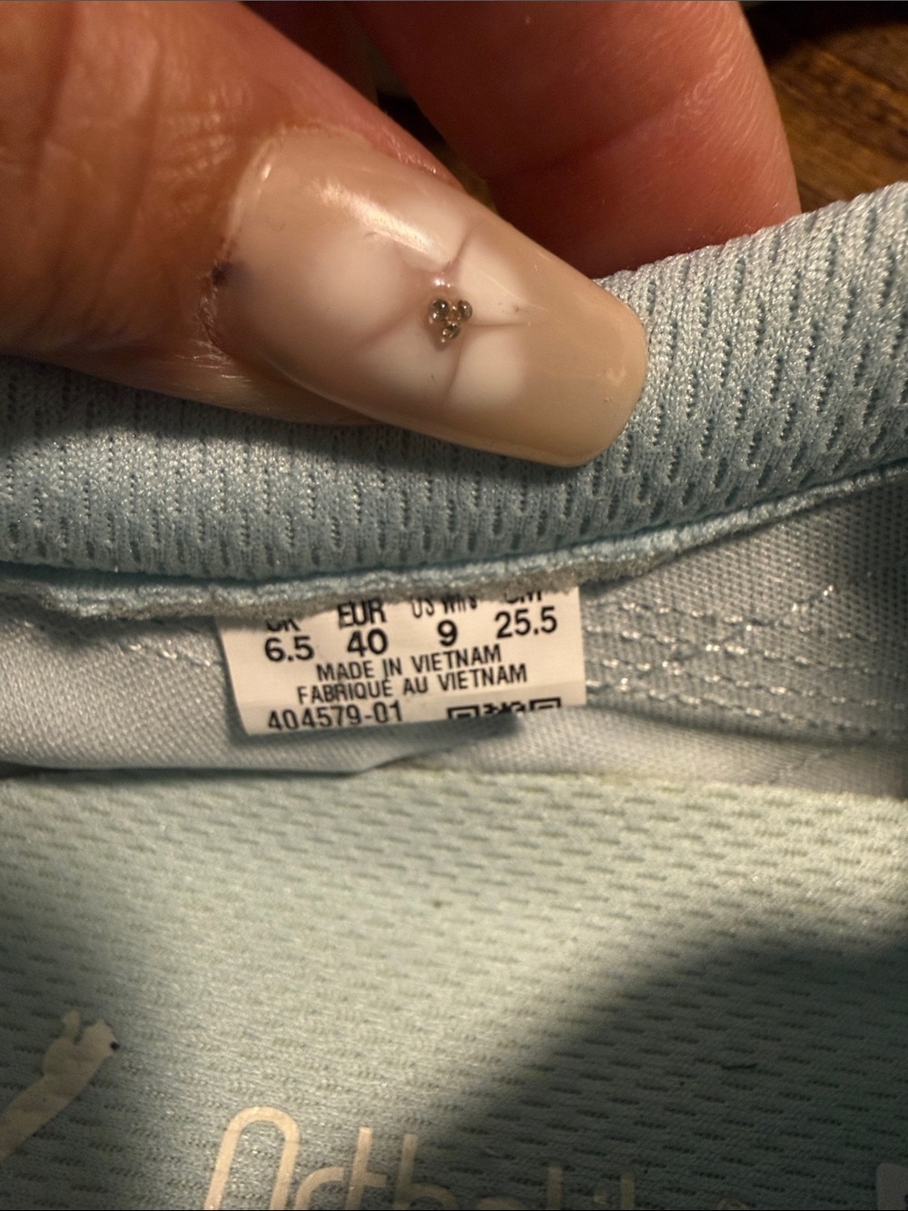 Puma Women's Light Blue Lace-Up Sneakers - Picture 6 of 6